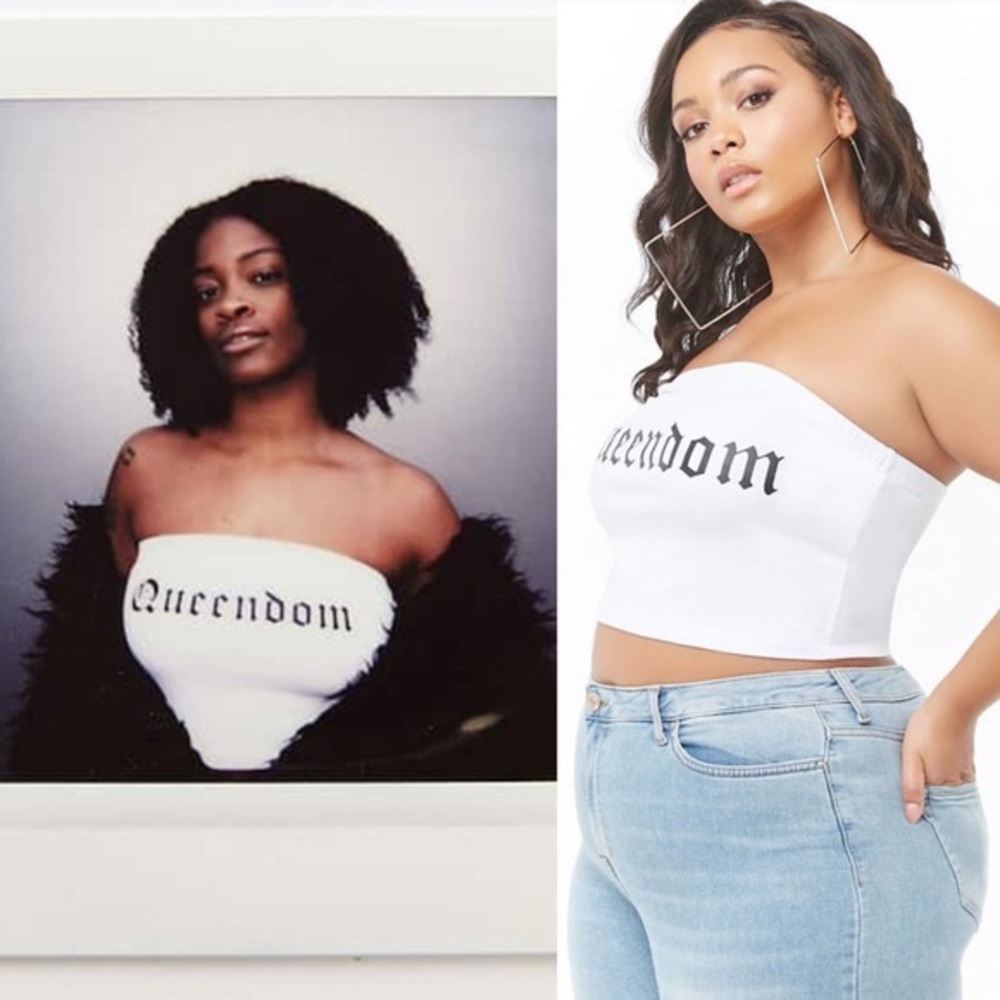 Forever 21 Queendom crop top